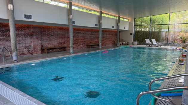 The pool and spa at The Ickworth