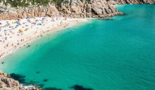 Porthcurno Beach
