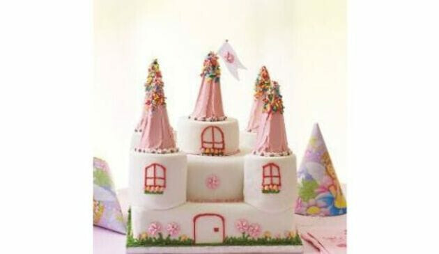 princess castle cake