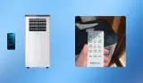 Mumsnet home editor Poppy O'Neill tests the Pro Breeze 12,000 BTU air conditioner