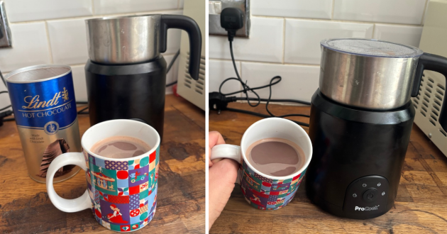 Testing the ProCook hot chocolate maker and milk frother