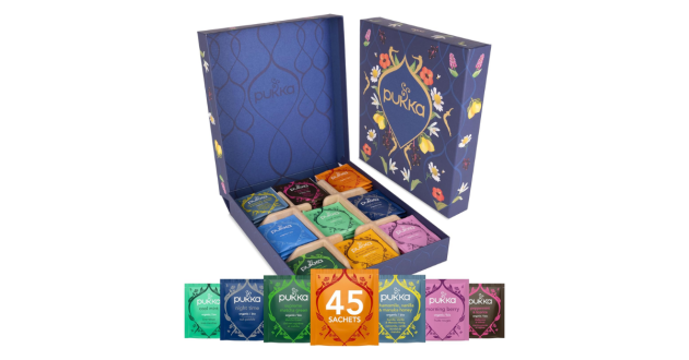 Pukka Herbs Premium Herbal Tea Selection Gift Set Box