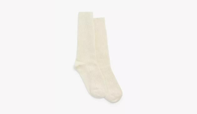 Pure cashmere bed socks