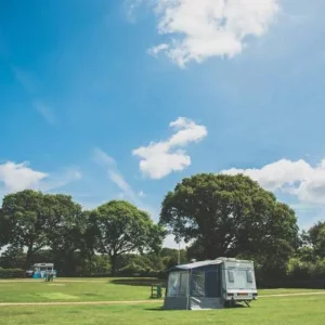 Red Shoot campsite tent