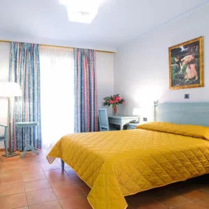 A room at the Regina dell’ Acqua Resort in Kefalonia