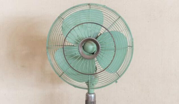 Retro fan in Summer