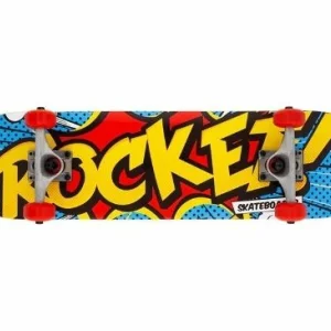 Rocket Pop Art Mini Skateboard