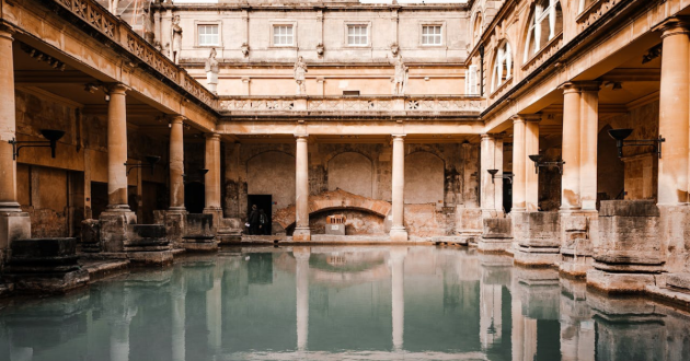 Roman Baths in the city of Bath