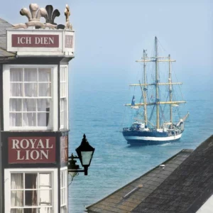 Royal Lion Hotel view