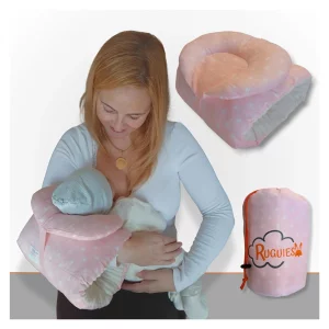 RUGUIES Nursing Pillow stock image of mother using pillow