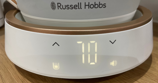Russell Hobbs Calm Kettle control panel