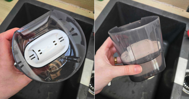 A closer look at the filter of the Russell Hobbs Purity Glass Brita Kettle