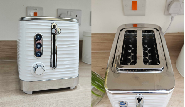 Russell Hobbs Inspire Toaster front and top views