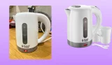 Russell Hobbs Travel Kettle in use and product imagery