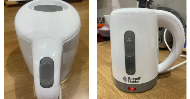 Russell Hobbs Travel Kettle in use