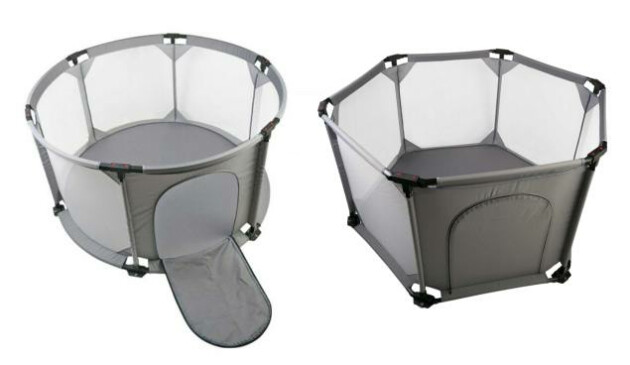 Safetots Deluxe Fabric round and hexagonal playpens