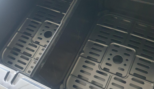 Salter Fuzion Dual air fryer compartments