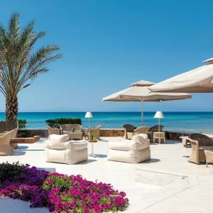 Sani Beach terrace