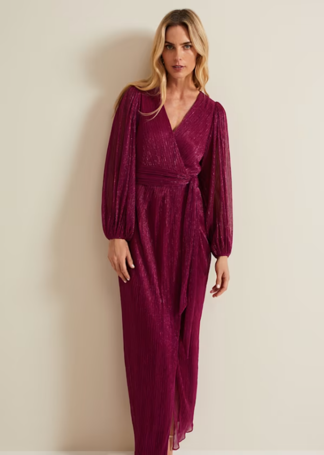 Brielle Wrap Maxi Dress,