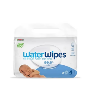 WaterWipes Original Plastic Free Baby Wipes (4pk, 240 wipes)