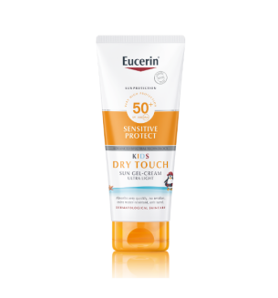 A product image of Eucerin Kids Dry Touch Sun Gel-Cream