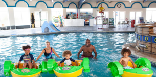 The indoor pool at Parkdean Resorts Lizard Point