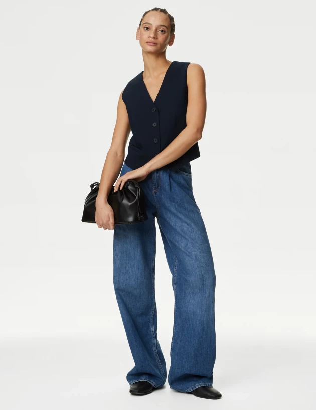 M&S COLLECTION Tailored Single Breasted Waistcoat