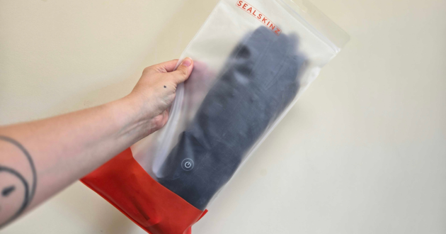 SealSkinz Stratton Waterproof Heated Gloves in branded packaging