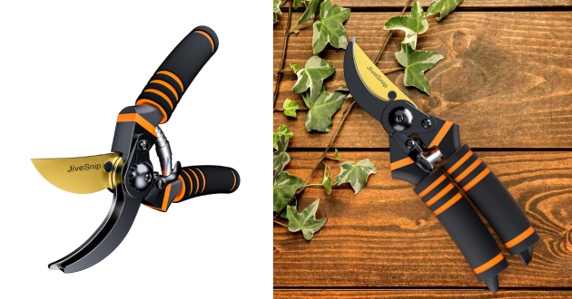 JiveSnip Premium Titanium Garden Secateurs