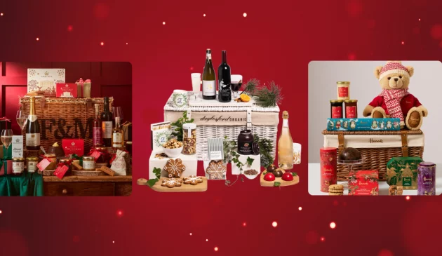 Selection of the best Christmas hampers, including F&M, Daylesford and Harrods