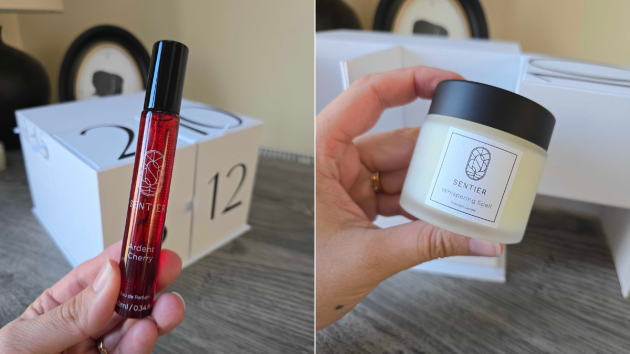 Two products from the Sentier Fragrance Advent Calendar 2026