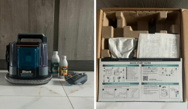 Shark StainStriker Stain & Spot Cleaner box