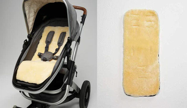 Sheepskin pram liner