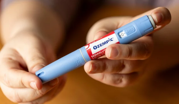 A close up of Ozempic in someone's hands