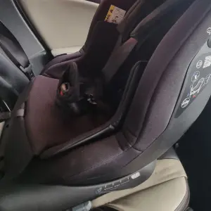 Silver Cross Perform installed in back of car