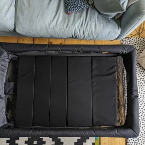 Silver Cross Slumber travel cot pictured from above