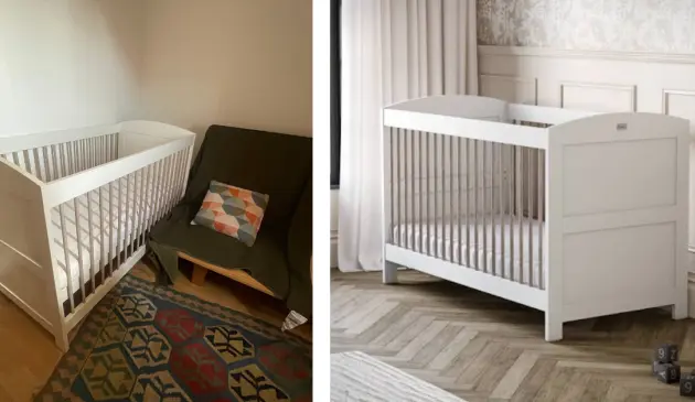 Silver Cross Valencia cot bed