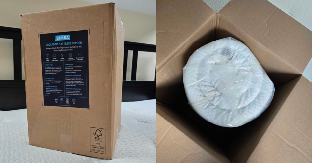 Unboxing the Simba Cool Foam Mattress Topper