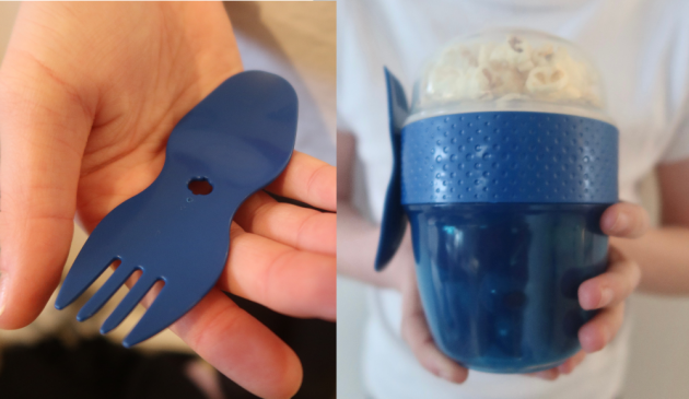 Sistema Snack Capsule and spork