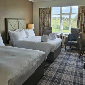 Slaley Hall Hotel feature twin room