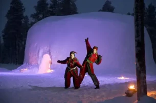 Elves in Finnish Lapland