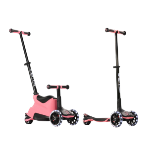 smarTrike Xtend Ride-On Plus Scooter in two modes