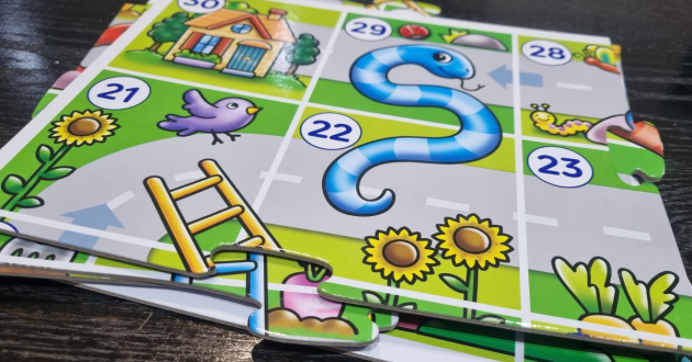 My First Snakes & Ladders before set up