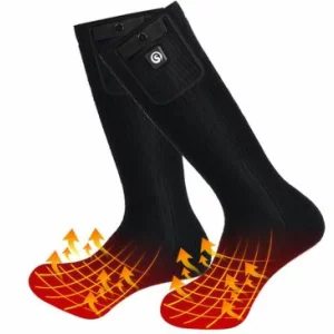 Snowdeer Heated Socks with Electric Rechargeable Battery