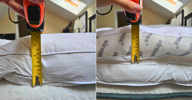 A side by side comparison of Soak & Sleep and Silentnight mattress toppers