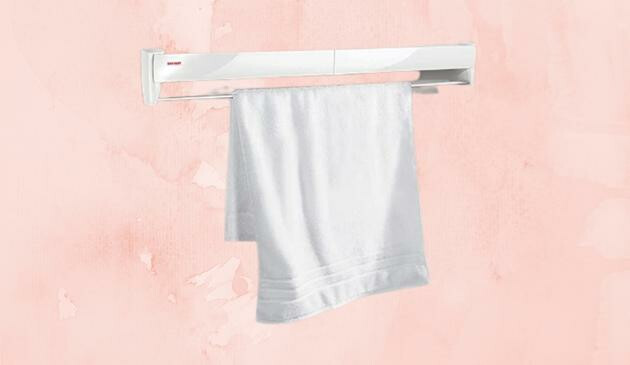 A picture of Leifheit's wall-mounted airer.