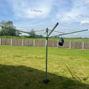 Brabantia Lift-O-Matic Rotary Airer Washing Line