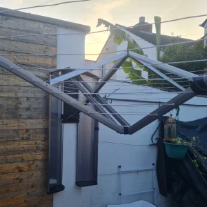 Brabantia WallFix Retractable Washing Line with Protective Fabric Cover