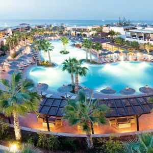 An aerial view of Stella Palace hotel in Crete