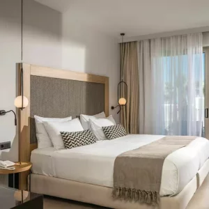 A room at Stella Palace hotel in Crete